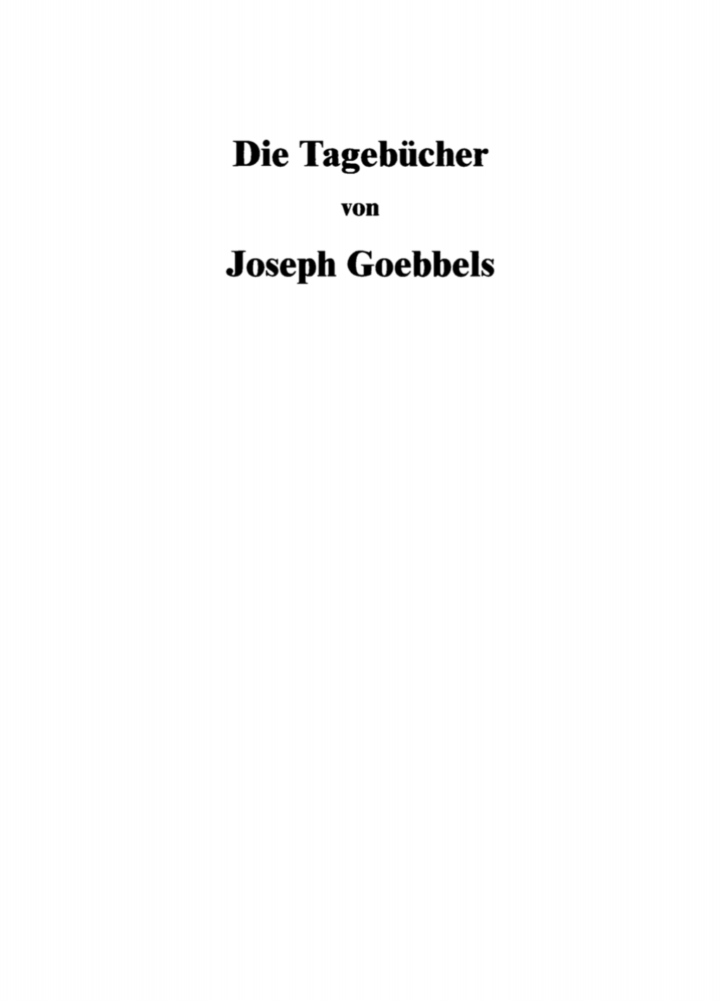 Dezember 1925 – Mai 1928 1st Edition
