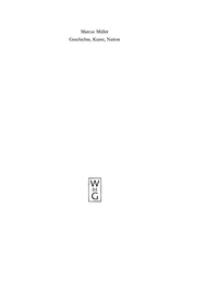 Omslagafbeelding: Geschichte - Kunst - Nation 1st edition 9783110196429