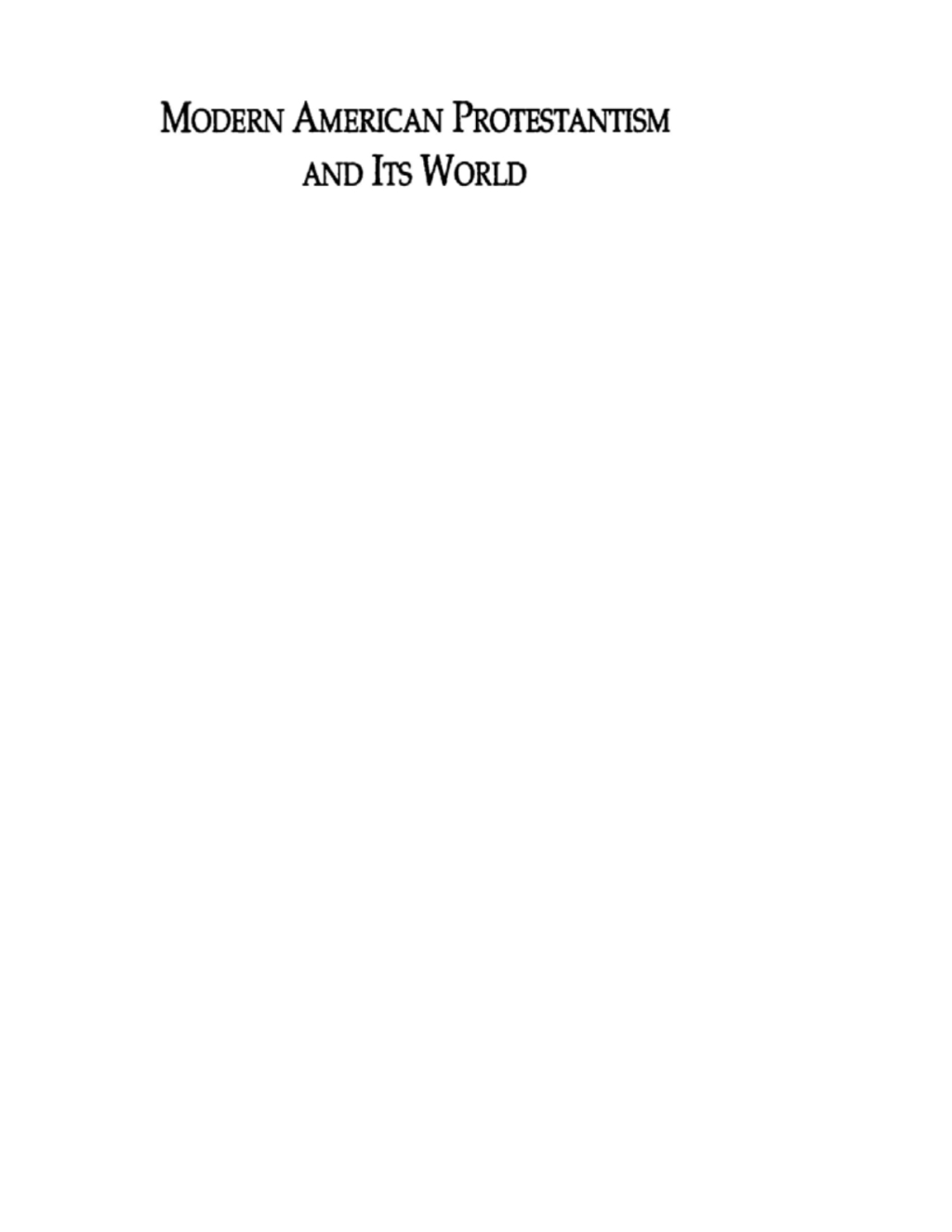 Fundamentalism and Evangelicalism 1st Edition