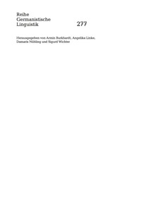 صورة الغلاف: Grammatik in der Universität und für die Schule 1st edition 9783484312777