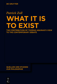 Immagine di copertina: What It Is to Exist 1st edition 9783110991307
