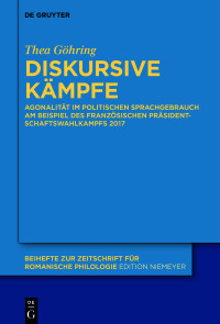 Cover image: Diskursive Kämpfe 1st edition 9783110995459