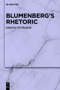 Immagine di copertina: Blumenberg’s Rhetoric 1st edition 9783110995749