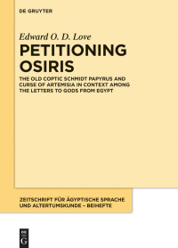 Imagen de portada: Petitioning Osiris 1st edition 9783110997149