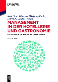 Titelbild: Management in der Hotellerie und Gastronomie 11th edition 9783110997170