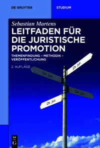 Titelbild: Leitfaden für die juristische Promotion 2nd edition 9783110997569