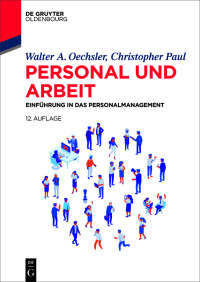 Cover image: Personal und Arbeit 12th edition 9783110998870