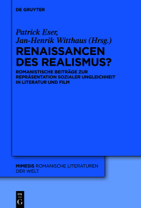 Omslagafbeelding: Renaissancen des Realismus? 1st edition 9783111021898