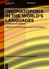Cover image: Onomatopoeia in the World’s Languages 1st edition 9783111051550