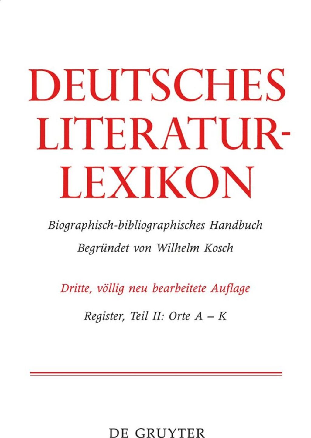 Orte - 1st Edition (eBook)