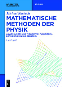 Titelbild: Mathematische Methoden der Physik 2nd edition 9783111058252