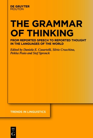 Cover image: The Grammar of Thinking 1st edition 9783111065502