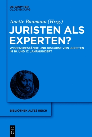 Cover image: Juristen als Experten? 1st edition 9783111070124