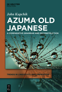 Titelbild: Azuma Old Japanese 1st edition 9783111078441