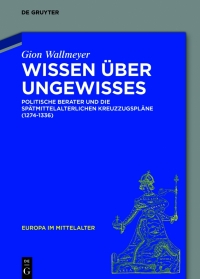 Imagen de portada: Wissen über Ungewisses 1st edition 9783111073705