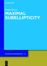 Cover image: Maximal Subellipticity 1st edition 9783111085173