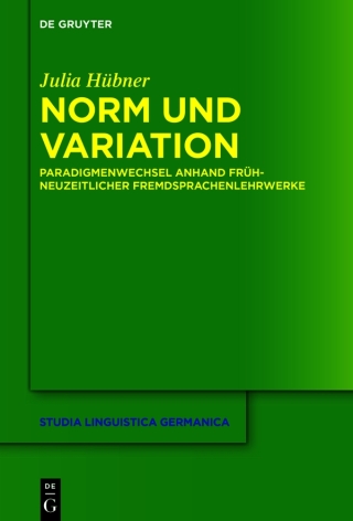 Cover image: Norm und Variation 1st edition 9783111168579
