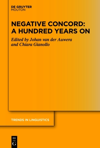 Cover image: Negative Concord: A Hundred Years On 1st edition 9783111200866