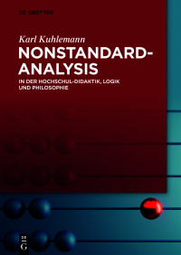 Omslagafbeelding: Nonstandard-Analysis 1st edition 9783111224251