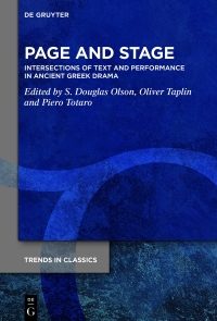 Cover image: Page and Stage 1st edition 9783111247397