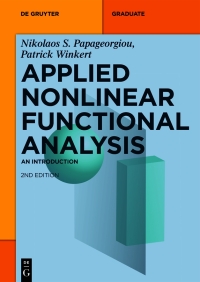 Cover image: Applied Nonlinear Functional Analysis 2nd edition 9783111284217