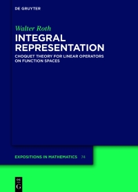 Titelbild: Integral Representation 1st edition 9783111314501