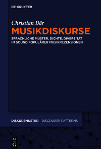 Titelbild: Musikdiskurse 1st edition 9783111323572
