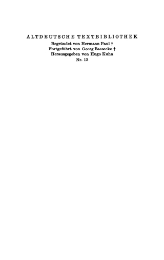 Cover image: Parzival Buch VII bis XI 6th edition 9783110981902