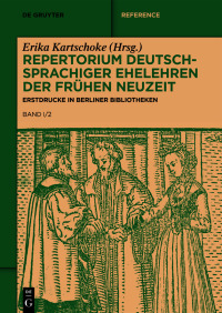 Cover image: Erstdrucke in Berliner Bibliotheken 1st edition 9783111285207