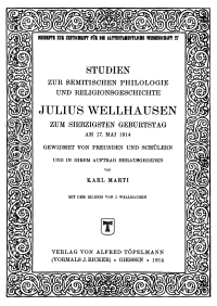 表紙画像: Studien zur semitischen Philologie und Religionsgeschichte 1st edition 9783110983593