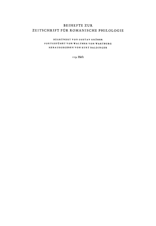Cover image: Die Substantivbildung mit Suffixen in den Fabliaux 1st edition 9783110984774
