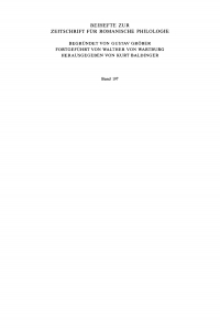 Cover image: Wort- und sachgeschichtliche Untersuchungen an französischen landwirtschaftlichen Texten, 13., 14. und 18. Jahrhundert 1st edition 9783484521971