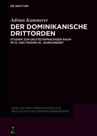 Cover image: Der dominikanische Drittorden 1st edition 9783111323541