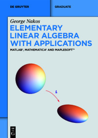 Cover image: Elementary Linear Algebra with Applications 1st edition 9783111331799