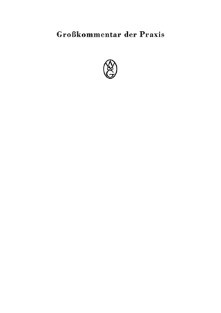 Imagen de portada: §§ 383–460 2nd edition 9783110988147