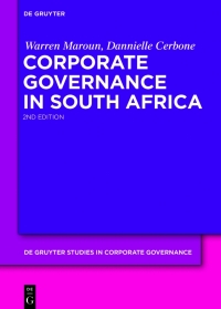 Imagen de portada: Corporate Governance in South Africa 2nd edition 9783111336961