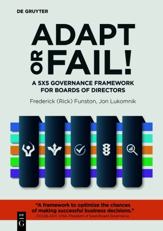 Cover image: Adapt or Fail! 1st edition 9783111343976