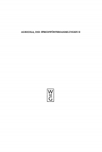 Titelbild: Fünfhundert gemainer newer teutscher Sprüchwörter 1st edition 9783110992397