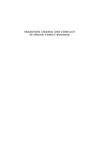 Cover image: Tradition, change and conflict in indian family business 1st edition 9783110992472