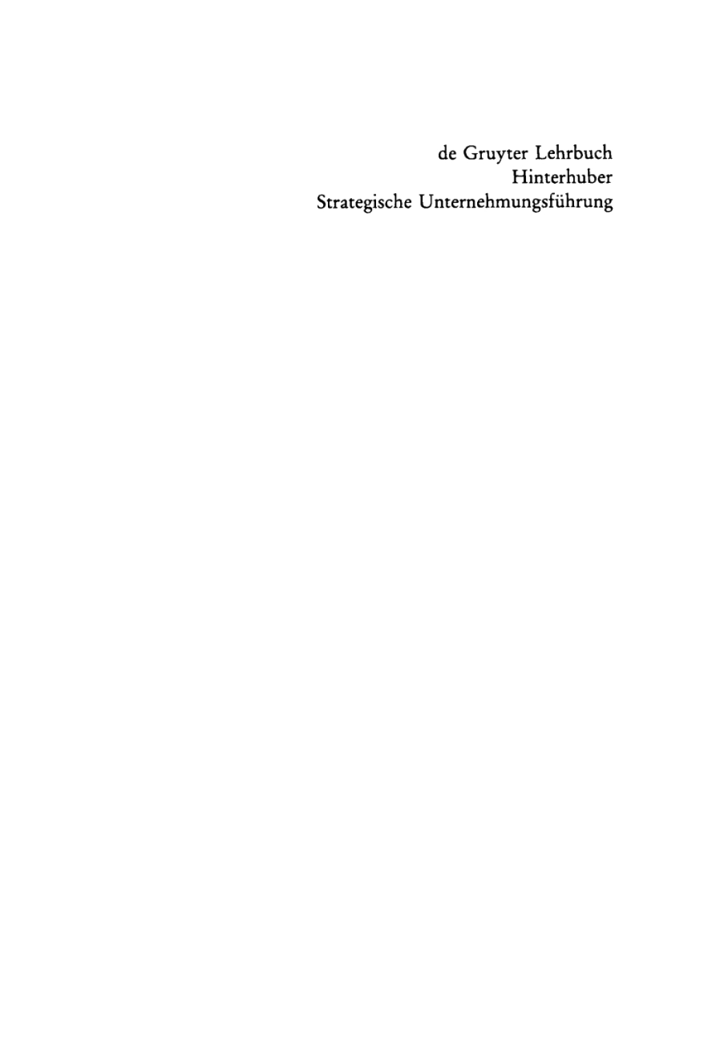 ISBN 9783110071214 product image for Strategische Unternehmungsführung - 1st Edition (eBook) | upcitemdb.com