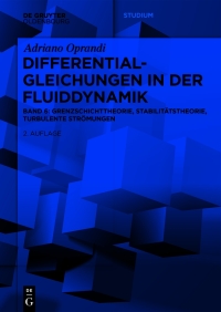 Cover image: Differentialgleichungen in der Fluiddynamik 2nd edition 9783111345055