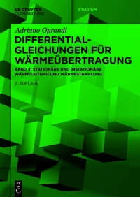 Cover image: Differentialgleichungen für Wärmeübertragung 2nd edition 9783111344928