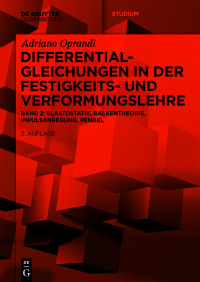 Imagen de portada: Differentialgleichungen in der Festigkeits- und Verformungslehre 2nd edition 9783111344836