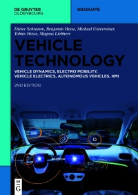 Cover image: Vehicle Technology 2nd edition 9783111348780