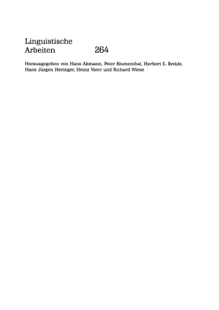 Cover image: Die Worterkennung in einem Dialogsystem für kontinuierlich gesprochene Sprache 1st edition 9783484302648