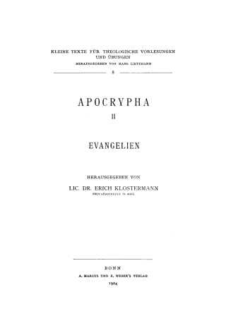 Imagen de portada: Evangelien 1st edition 9783110999433