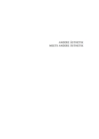 Omslagafbeelding: Andere Ästhetik meets Andere Ästhetik 1st edition 9783111359007