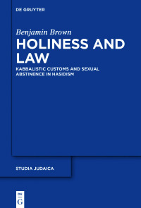 Cover image: Holiness and Law 1st edition 9783111358970