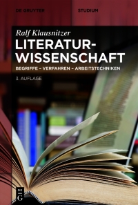 Imagen de portada: Literaturwissenschaft 3rd edition 9783111358963