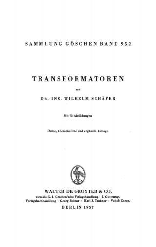 Imagen de portada: Transformatoren 3rd edition 9783111005300
